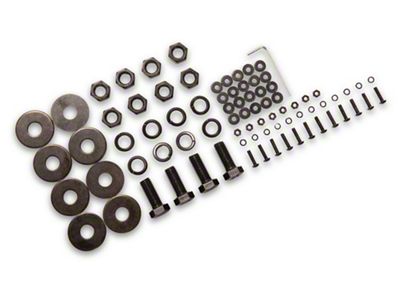 Barricade Replacement Front Bumper Hardware Kit for J103684 Only (07-18 Jeep Wrangler JK)