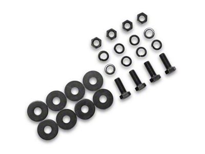 Barricade Replacement Front Bumper Hardware Kit for J103685 Only (07-18 Jeep Wrangler JK)