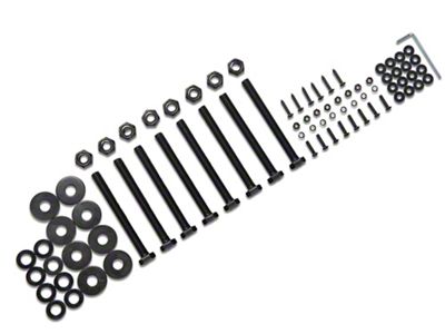 Barricade Replacement Front Bumper Hardware Kit for J108516 Only (07-18 Jeep Wrangler JK)