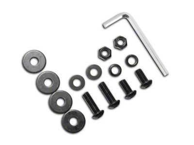 Barricade Replacement Hard Top Roof Basket Hardware Kit for J116279 Only (07-18 Jeep Wrangler JK)