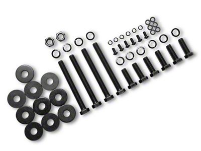 Barricade Replacement Rear Bumper Hardware Kit for J103686 Only (07-18 Jeep Wrangler JK)