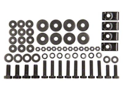 Barricade Replacement Rubi Rail Hardware Kit for J100745 Only (07-18 Jeep Wrangler JK 4-Door)