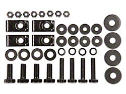 Barricade Replacement Rubi Rail Hardware Kit for J100746 Only (07-18 Jeep Wrangler JK 2-Door)