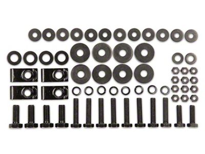 Barricade Replacement Rubi Rail Hardware Kit for J100747 Only (07-18 Jeep Wrangler JK 4-Door)