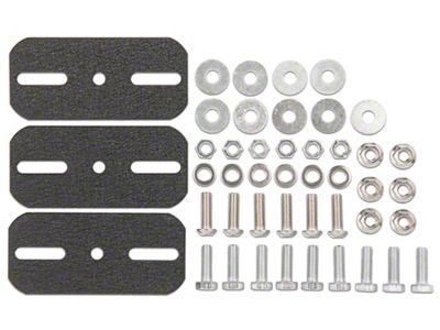 Barricade Replacement Running Board Hardware Kit for J130925-JL Only (18-24 Jeep Wrangler JL 2-Door)