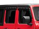 Barricade Tough Guard FormFit Window Visors; Front and Rear (18-24 Jeep Wrangler JL 4-Door)