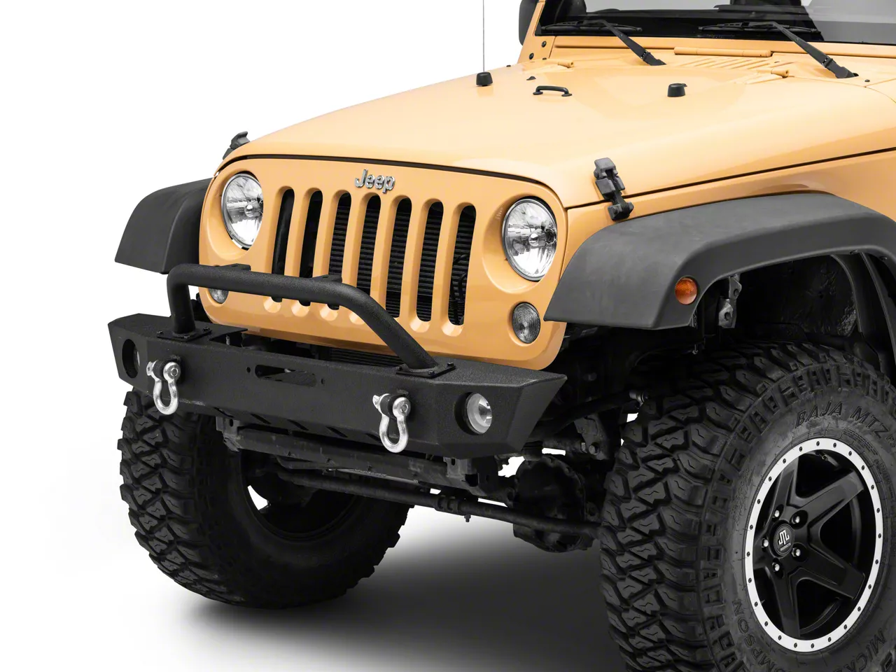 Barricade Jeep Wrangler Trekker Front Bumper J132664-JK (07-18 Jeep ...