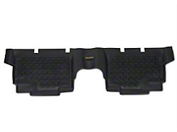 Barricade Rear Floor Mat; Black (07-18 Jeep Wrangler JK 4-Door)