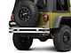 Barricade Double Tubular Rear Bumper; Polished (76-06 Jeep CJ, Wrangler YJ & TJ)