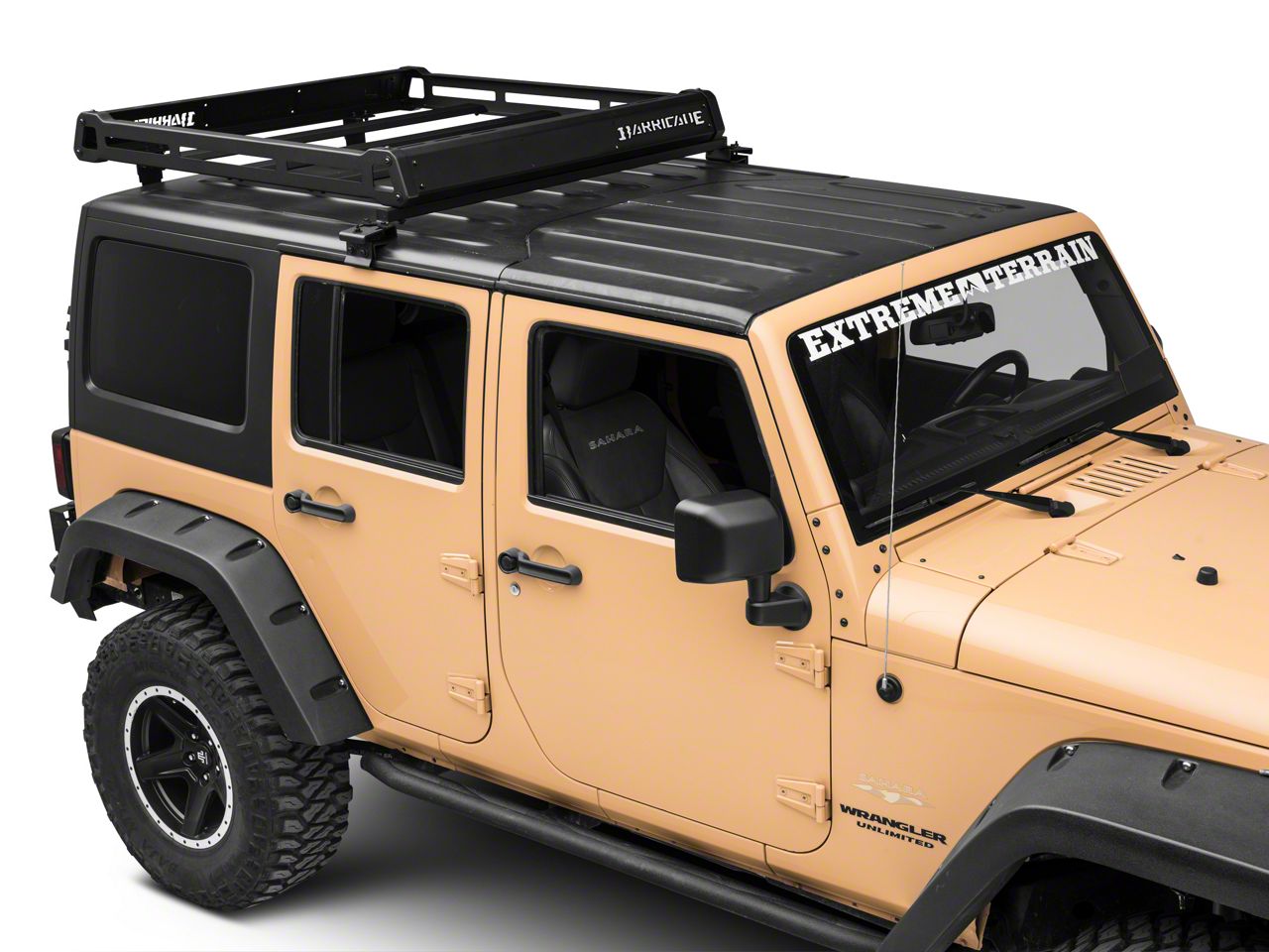 Barricade Jeep Wrangler Removable Hard Top Roof Basket J116279 (07-18 ...