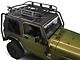 Barricade Roof Rack Basket; Textured Black (87-06 Jeep Wrangler YJ & TJ)