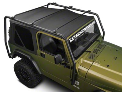 Barricade Roof Rack; Textured Black (97-06 Jeep Wrangler TJ, Excluding Unlimited)