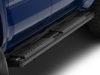 Barricade S6 Running Boards; Fine Textured Black (2024 Tacoma Double Cab)