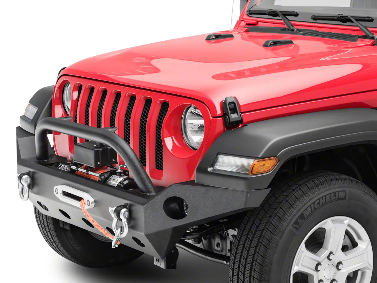 Barricade Jeep Wrangler Trail Force HD Full Width Front Bumper with ...