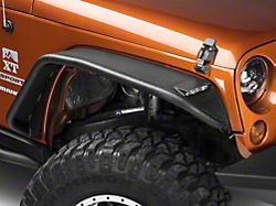 Barricade Tubular Fender Flares with LED Lighting; Front (07-18 Jeep Wrangler JK)