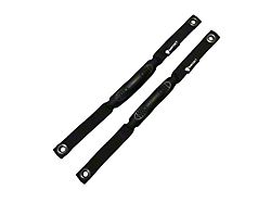 Bartact Roll Bar Grab Handles; Black (21-24 Bronco)