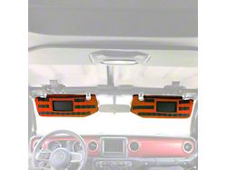 Bartact MOLLE Sun Visor Covers; Orange (20-24 Jeep Gladiator JT)