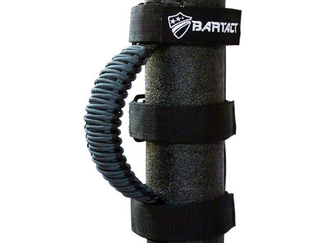 Bartact Paracord Grab Handles; Black/Anvil (Universal; Some Adaptation May Be Required)