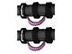 Bartact Paracord Grab Handles; Black/Baby Pink (Universal; Some Adaptation May Be Required)