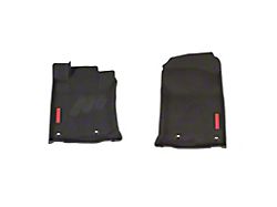 BaseLayer Custom-Fit All Weather Front Floor Liners with Red Logo; Black (13-24 4Runner)