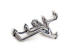 BBK 1-1/2-Inch Tuned Length Shorty Header; Polished Silver Ceramic (91-99 4.0L Jeep Cherokee XJ)