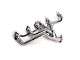 BBK 1-1/2-Inch Tuned Length Shorty Header; Polished Silver Ceramic (91-99 4.0L Jeep Cherokee XJ)