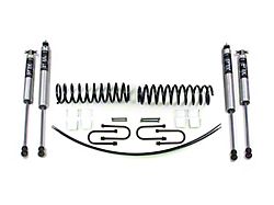 BDS 2-Inch Coil Spring Suspension Lift Kit with Add-A-Leaf and FOX 2.0 Performance Shocks (84-01 4WD Jeep Cherokee XJ w/ Dana 35 Rear Axle)