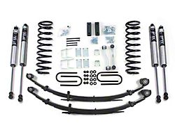 BDS 3-Inch Coil Spring Suspension Lift Kit with Rear Leaf Springs and FOX 2.0 Performance Shocks (84-01 4WD Jeep Cherokee XJ w/ Chrysler 8.25-Inch Rear Axle)