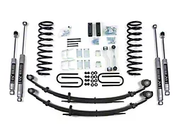 BDS 3-Inch Coil Spring Suspension Lift Kit with Rear Leaf Springs and NX2 Nitro Shocks (84-01 4WD Jeep Cherokee XJ w/ Chrysler 8.25-Inch Rear Axle)