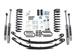 BDS 3-Inch Coil Spring Suspension Lift Kit with Rear Leaf Springs and NX2 Nitro Shocks (84-01 4WD Jeep Cherokee XJ w/ Dana 35 Rear Axle)