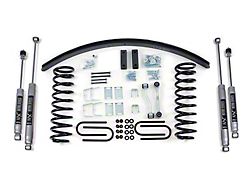 BDS 3-Inch Coil Spring Suspension Lift Kit with Rear Lift Blocks, Add-A-Leaf and NX2 Nitro Shocks (84-01 4WD Jeep Cherokee XJ w/ Chrysler 8.25-Inch Rear Axle)