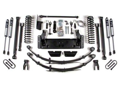 BDS 6.50-Inch Long Arm Suspension Lift Kit with FOX 2.0 Performance Shocks (84-01 4WD Jeep Cherokee XJ w/ 8.25-Inch Rear Axle)