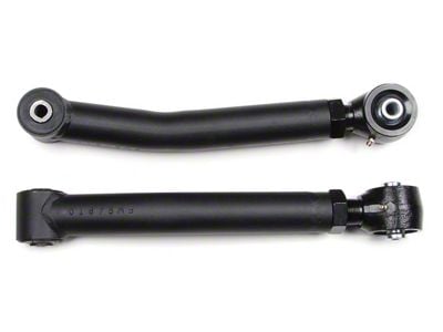 BDS Tubular Front Upper Control Arms for 0 to 5-Inch Lift; Flex Ends and Rubber Bushings (84-01 Jeep Cherokee XJ)