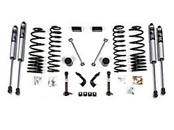 BDS 2-Inch Suspension Lift Kit with FOX 2.0 Shocks (20-24 3.6L Jeep Gladiator JT, Excluding Mojave)