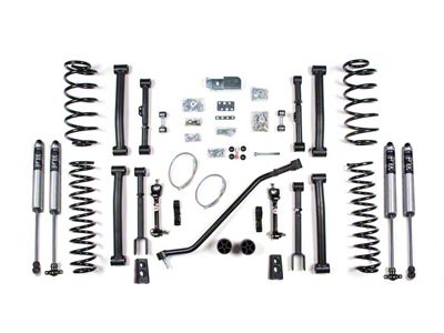 BDS 4.50-Inch Coil Spring Suspension Lift Kit with FOX 2.0 Performance Shocks (93-98 4WD Jeep Grand Cherokee ZJ)