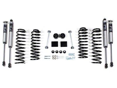 BDS 2-Inch Coil Spring Suspension Lift Kit with FOX 2.0 Performance Shocks (07-11 Jeep Wrangler JK 4-Door)