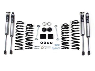 BDS 2-Inch Coil Spring Suspension Lift Kit with FOX 2.0 Performance Shocks (12-18 Jeep Wrangler JK 4-Door)