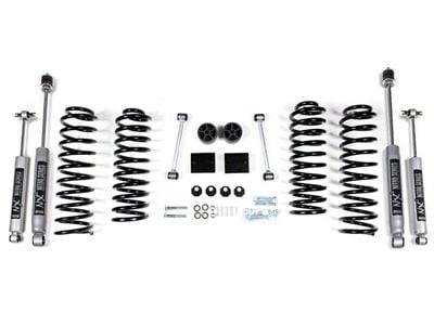 BDS 2-Inch Coil Spring Suspension Lift Kit with NX2 Nitro Shocks (07-11 Jeep Wrangler JK 4-Door)