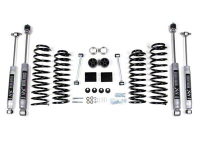 BDS 2-Inch Coil Spring Suspension Lift Kit with NX2 Nitro Shocks (12-18 Jeep Wrangler JK 4-Door)