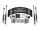 BDS 2-Inch Leaf Spring Suspension Lift Kit with NX2 Nitro Shocks (87-95 Jeep Wrangler YJ)