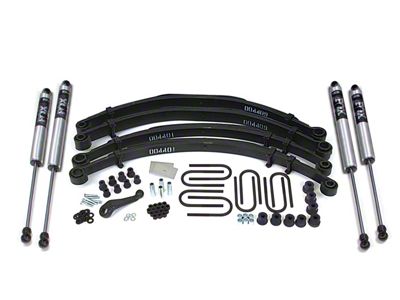 BDS 2.50-Inch Leaf Spring Suspension Lift Kit with FOX 2.0 Performance Shocks (76-81 Jeep CJ7)