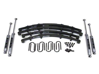 BDS 2.50-Inch Leaf Spring Suspension Lift Kit with NX2 Nitro Shocks (76-81 Jeep CJ7)