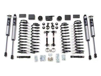 BDS 3-Inch Coil Spring Suspension Lift Kit with Sway Bar Disconnects and FOX 2.0 Performance Shocks (12-18 Jeep Wrangler JK 4-Door)