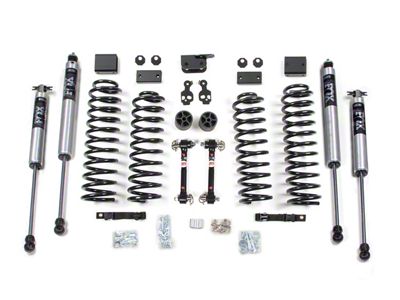 BDS 3-Inch Coil Spring Suspension Lift Kit with Sway Bar Disconnects and FOX 2.0 Performance Shocks (07-11 Jeep Wrangler JK 4-Door)