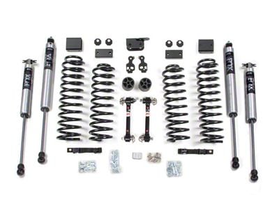 BDS 3-Inch Coil Spring Suspension Lift Kit with Sway Bar Disconnects and FOX 2.0 Performance Shocks (07-11 Jeep Wrangler JK 2-Door)