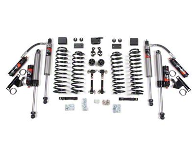 BDS 3-Inch Coil Spring Suspension Lift Kit with Sway Bar Disconnects and FOX 2.5 Performance Elite Shocks (07-11 Jeep Wrangler JK 2-Door)