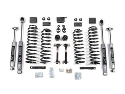 BDS 3-Inch Coil Spring Suspension Lift Kit with Sway Bar Disconnects and NX2 Nitro Shocks (07-11 Jeep Wrangler JK 2-Door)