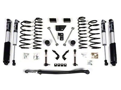 BDS 3-Inch Suspension Lift Kit with FOX 2.5 Performance Shocks (18-25 2.0L or 3.6L Jeep Wrangler JL 4-Door, Excluding 4xe & Rubicon 392)