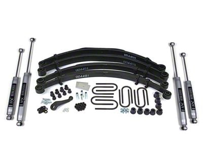 BDS 4-Inch Leaf Spring Suspension Lift Kit with NX2 Nitro Shocks (82-86 Jeep CJ7)