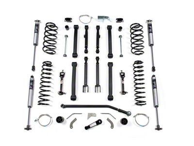 BDS 4.50-Inch Coil Spring Suspension Lift Kit with FOX 2.0 Performance Shocks (97-06 Jeep Wrangler TJ)